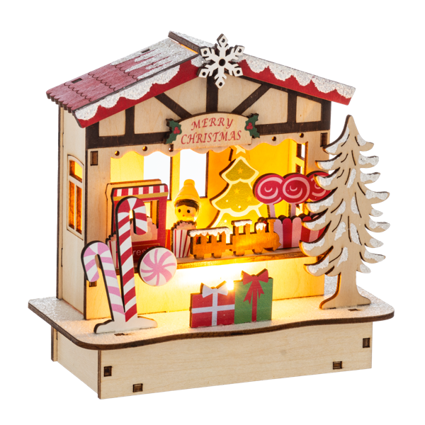 Light Up Christmas Scenes-Assorted, each sold separately