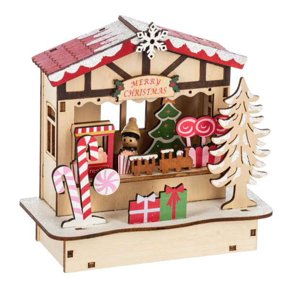Light Up Christmas Scenes-Assorted, each sold separately