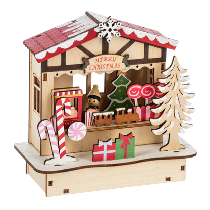 Light Up Christmas Scenes-Assorted, each sold separately