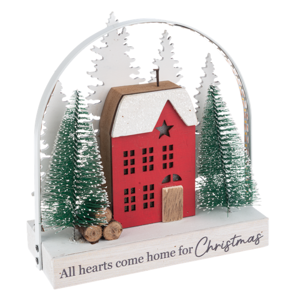 Light Up Arch Home Scenery-"All Hearts Come Home For Christmas"