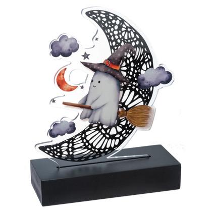 Light Up Flying Ghost Tabletop Decor LED