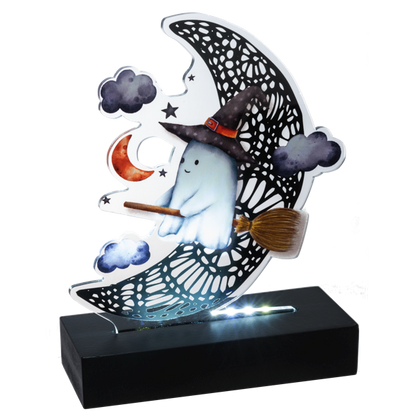 Light Up Flying Ghost Tabletop Decor LED