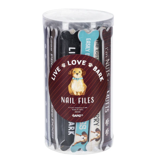 Live, Love, Bark-Nail Files in Assorted Styles