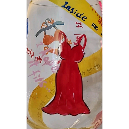 Lolita "Kind Of On A Diet" Wine Glass, Retired