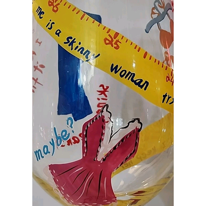 Lolita "Kind Of On A Diet" Wine Glass, Retired