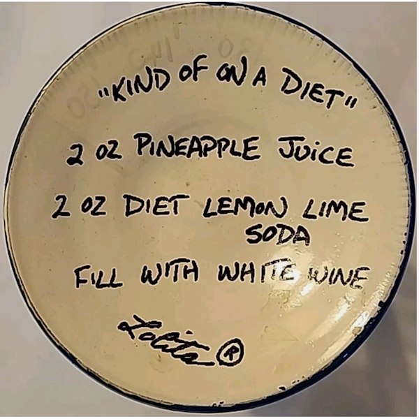 Lolita "Kind Of On A Diet" Wine Glass, Retired