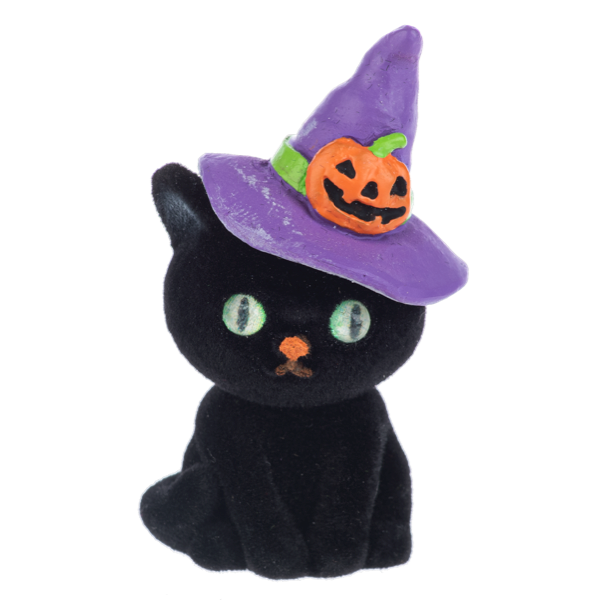 The Lucky Little Halloween Cat Charm with Insert Card