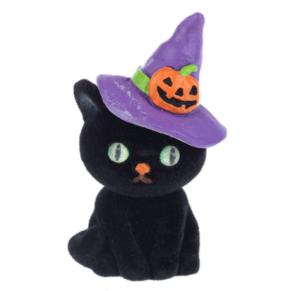 The Lucky Little Halloween Cat Charm with Insert Card
