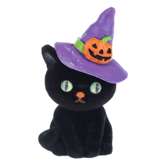 The Lucky Little Halloween Cat Charm with Insert Card