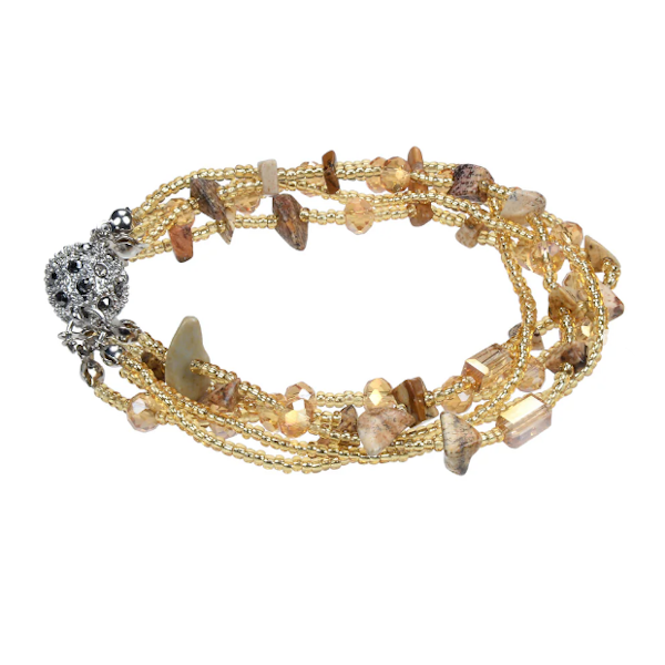 Strand Crystal Bracelets Set