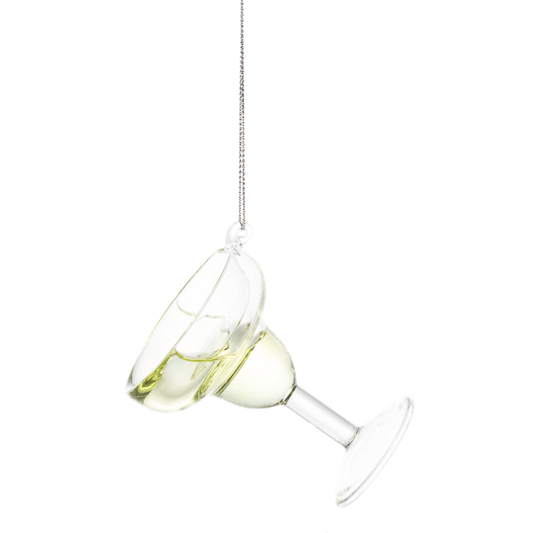 Merry Margarita Glass Ornament