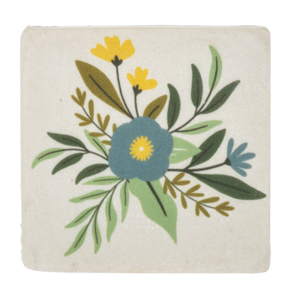 Meadow Flower Coaster Set