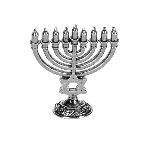 The Hanukkah Menorah Charm, with Insert Card