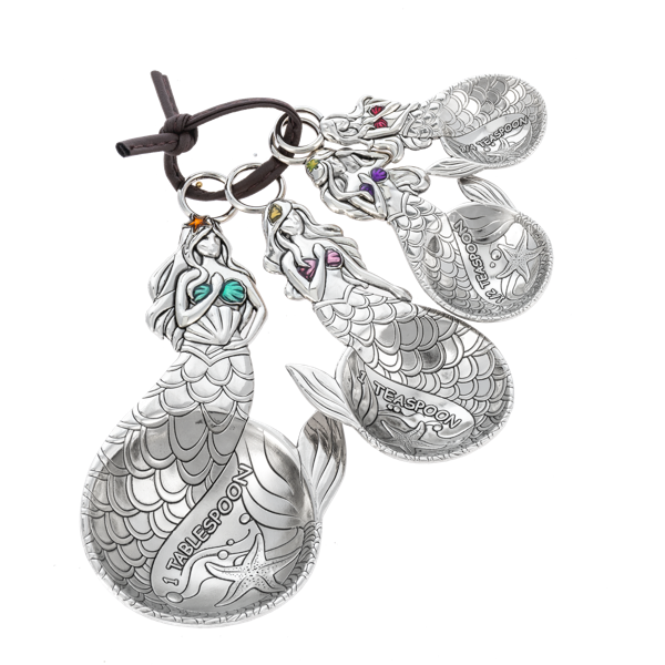 Mermaid Tail Measuring Spoons-Set of 4