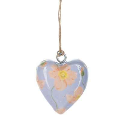 Mini Heart Ornament-Assorted, each sold seperately