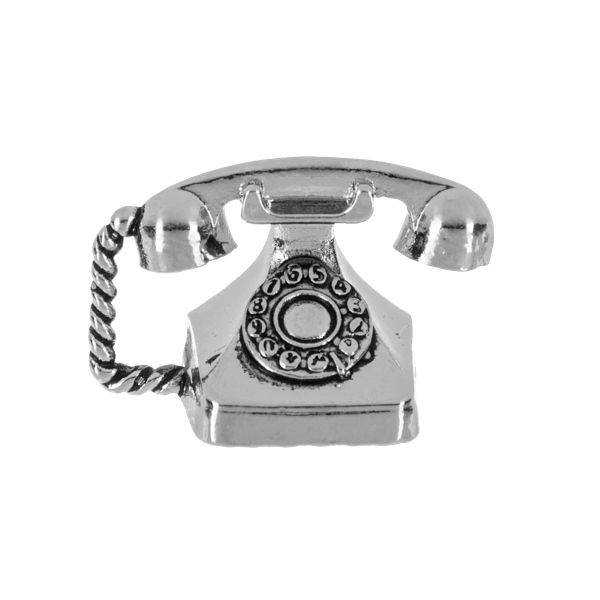 Missing You-Telephone Charm with Insert Card