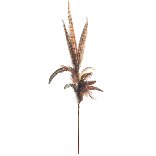 Mixed Feather-Pheasant Spray