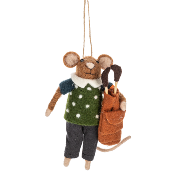 Mouse Golf Ornaments-Assorted Styles, each sold separately