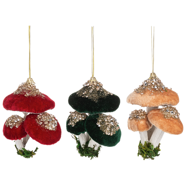 Mushroom Cluster Ornament