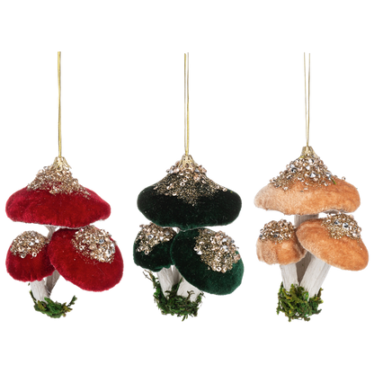 Mushroom Cluster Ornament