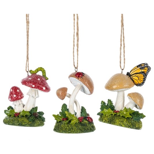 Woodland Mushroom Ornament-Assorted, sold seperately