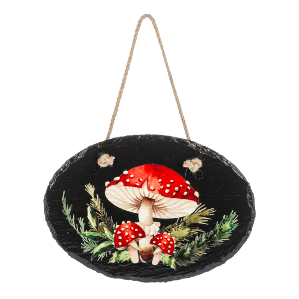 Holiday Mushroom Hanging Wall Decor-Assorted, sold separately