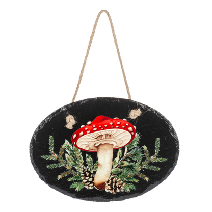 Holiday Mushroom Hanging Wall Decor-Assorted, sold separately