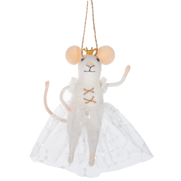 Handcrafted Nutcracker Ballet Mouse Ornaments