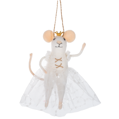 Handcrafted Nutcracker Ballet Mouse Ornaments