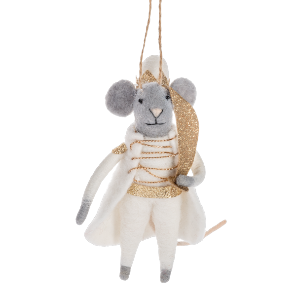 Handcrafted Nutcracker Ballet Mouse Ornaments