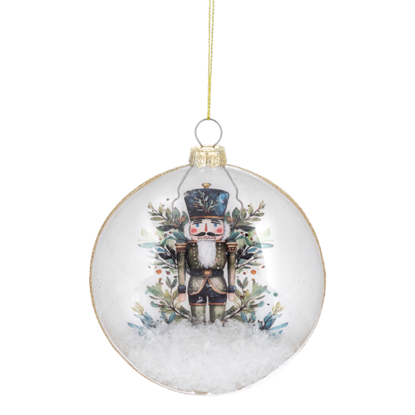 Nutcracker Disc Ornaments-Assorted, each sold separately