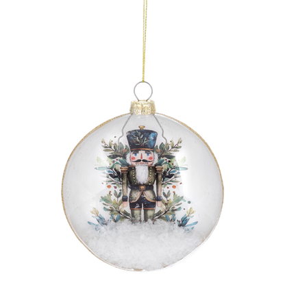 Nutcracker Disc Ornaments-Assorted, each sold separately