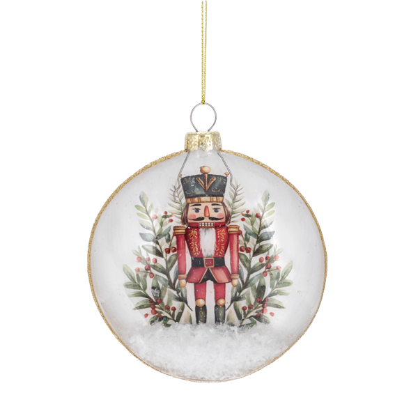 Nutcracker Disc Ornaments-Assorted, each sold separately
