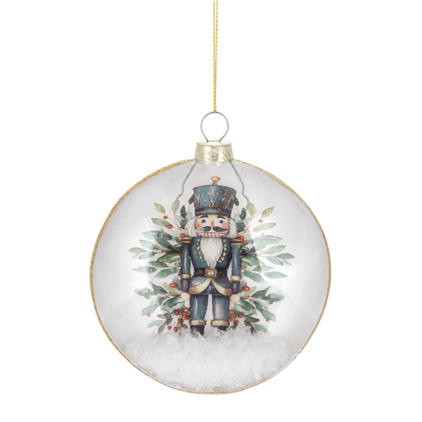 Nutcracker Disc Ornaments-Assorted, each sold separately