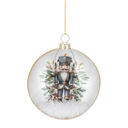 Nutcracker Disc Ornaments-Assorted, each sold separately