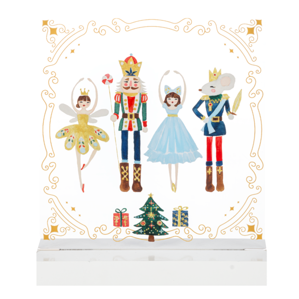 Nutcracker Fantasy LED Light Up Tabletop Scene