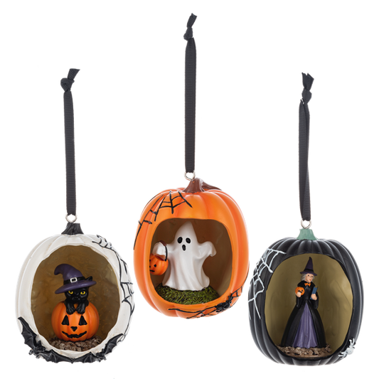 Panoramic Pumpkin Ornament-Assorted Styles, sold separately