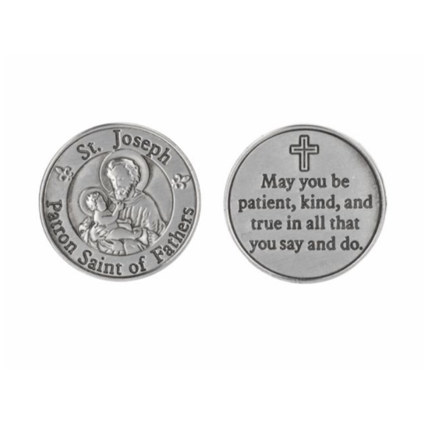 Patron Saints Pocket Tokens, with Insert Card, each sold seperately