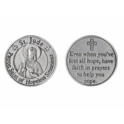 Patron Saints Pocket Tokens, with Insert Card, each sold seperately