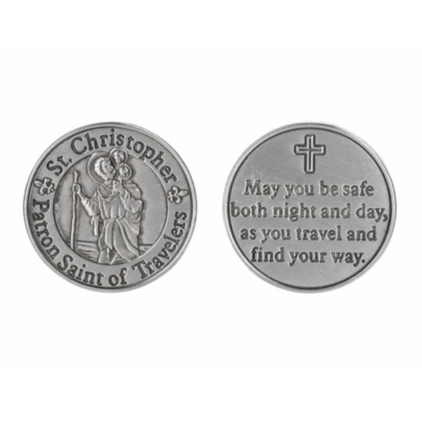 Patron Saints Pocket Tokens, with Insert Card, each sold seperately