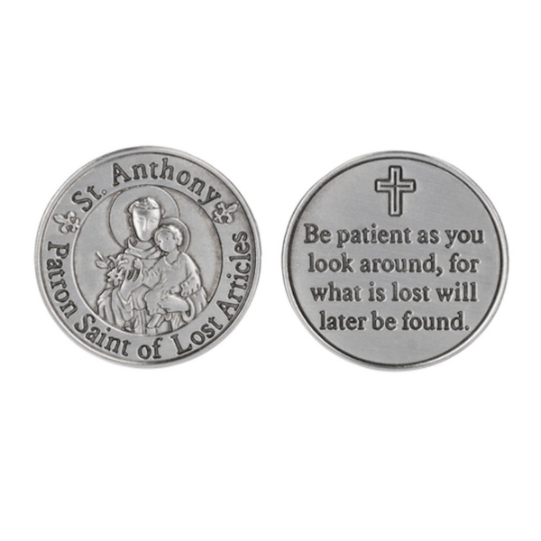 Patron Saints Pocket Tokens, with Insert Card, each sold seperately