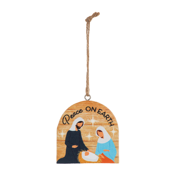 Peace On Earth-Nativity Ornament