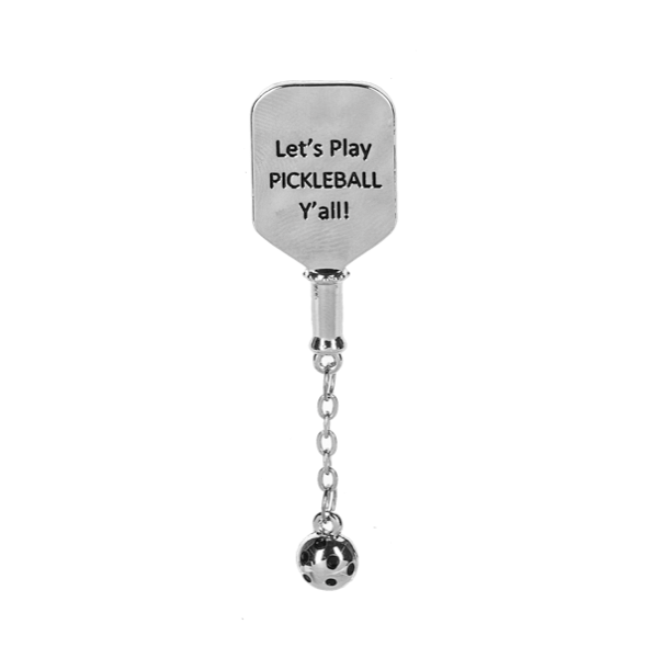 Pickleball Charm, with Insert Card