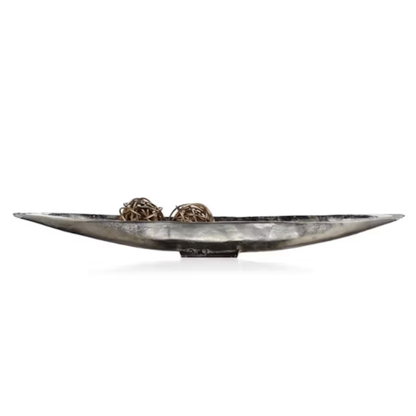 Pierce Silver Boat Bowl