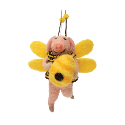 Animal in Bee Suit Ornament, each sold separately