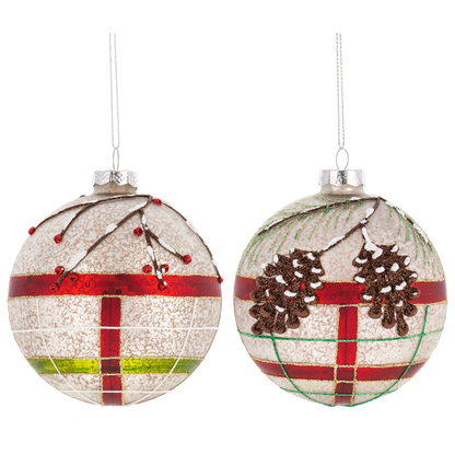 Pinecone Ball Ornament-Assorted Styles, each sold seperately