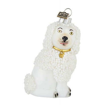 Poodle or Staffordshire Dog Ornament