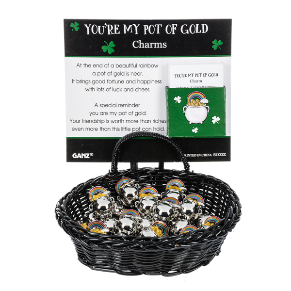 You're My Pot of Gold-Charm with Card