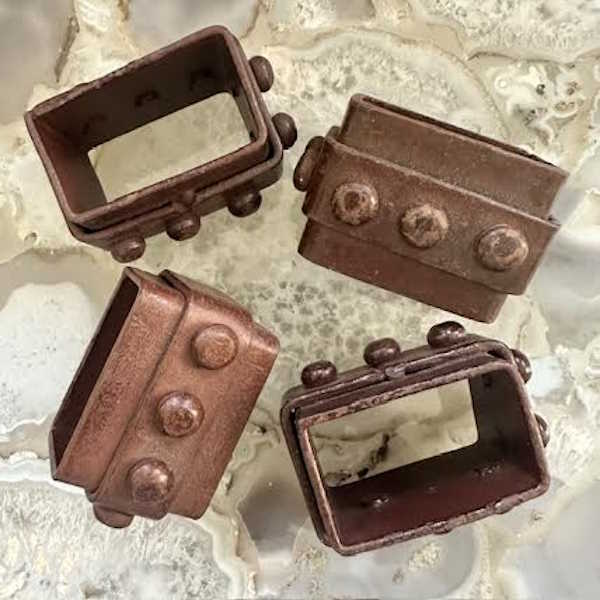 Prairie Iron Napkin Rings-Set of 4