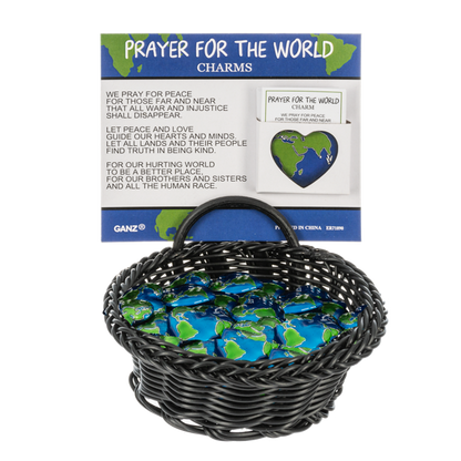 Prayer for the World Charm, with Insert Card